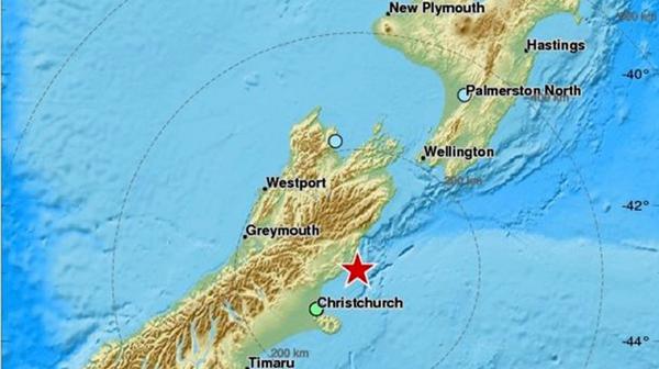 El epicentro del sismo