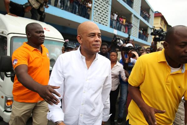 Michel Martelly cumplió su mandato en 2015, pero las elecciones para encontrar un sucesor se anularon por fraude (AP)
