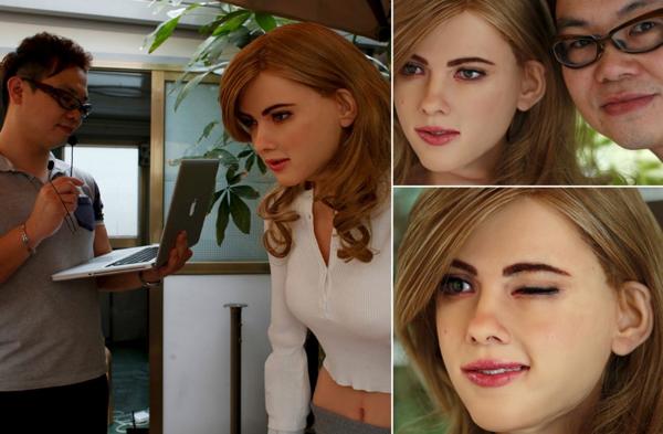 La Scarlett Johansson animatrónica, el primer cyborg con look celebrity
