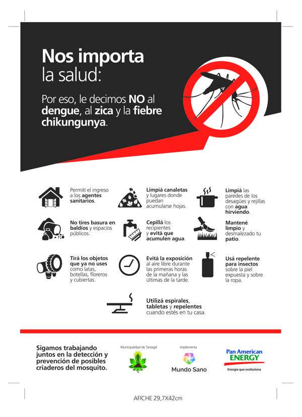 La campaña de bien público de Pan American Energy para la prevención del dengue