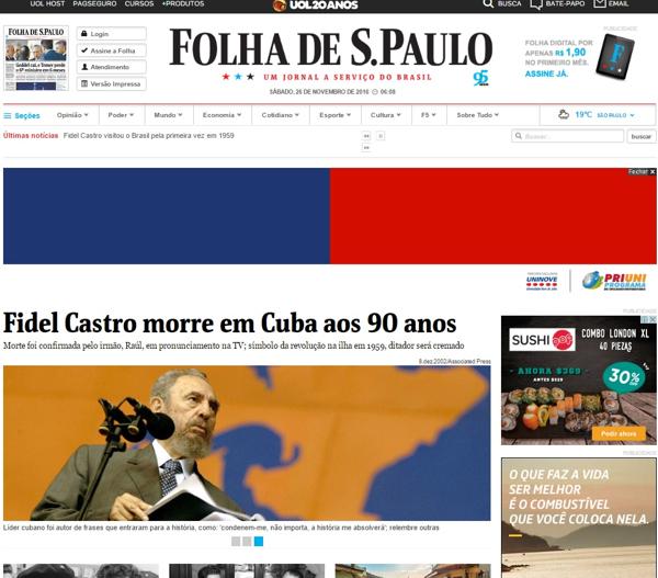 (Folha de Sao Pablo, Brasil)