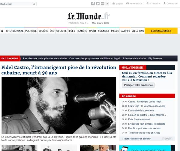 (Le Monde, Francia)
