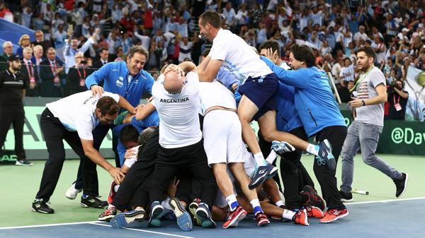 El momento de la consagración argentina (Reuters)