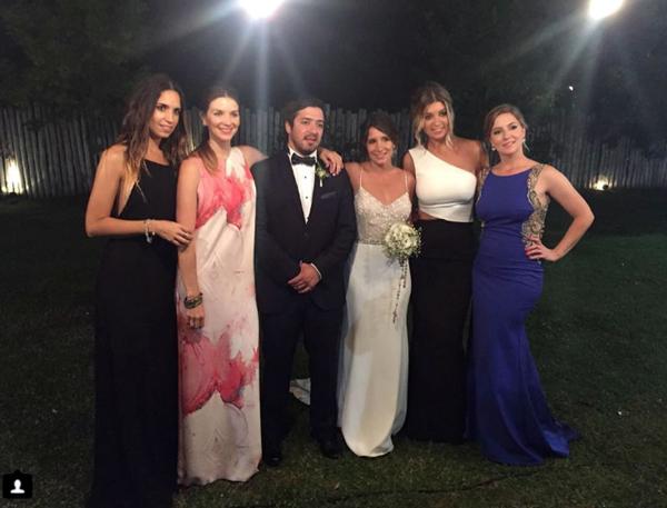 Marcela compartió con sus seguidores imágenes de un casamiento de amigos
