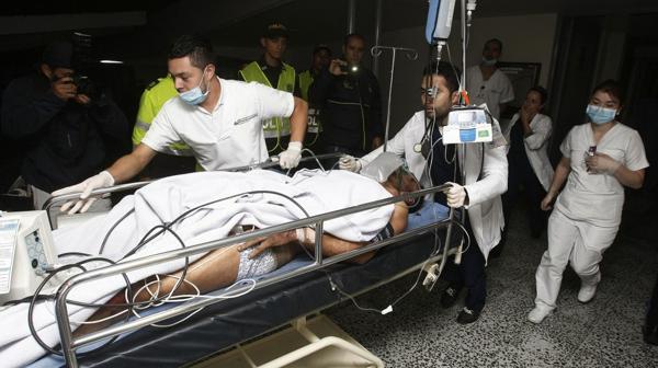 El futbolista brasileño Alan Ruschel fue el primer superviviente confirmado (EFE)