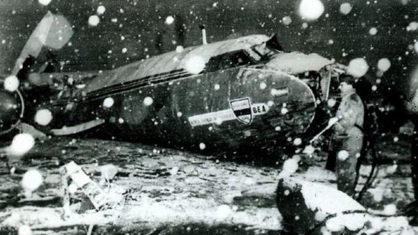 La aeronave que se estrelló en el aeropuerto de Múnich