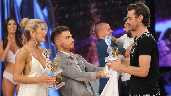 Fede Bal y Laurita Fernández entregaron el trofeo a los ganadores