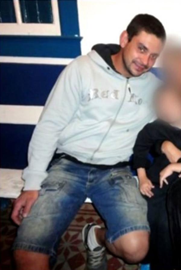 Fábio Ezequiel de Morais y su hijo