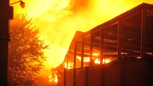 El incendio comenzó antes del inicio de navidad (Prensa – Municipio de Tigre)