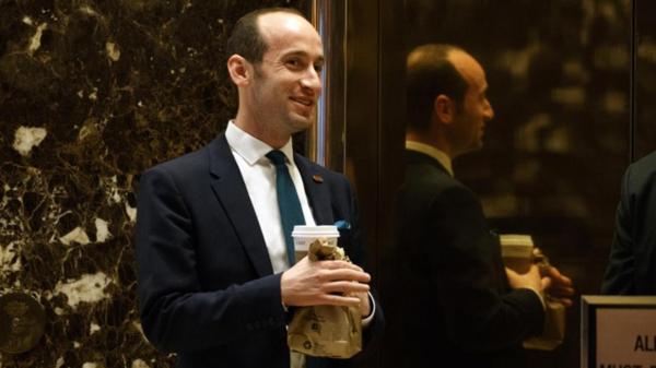 Stephen Miller redactó el discurso de Donald Trump (AP)