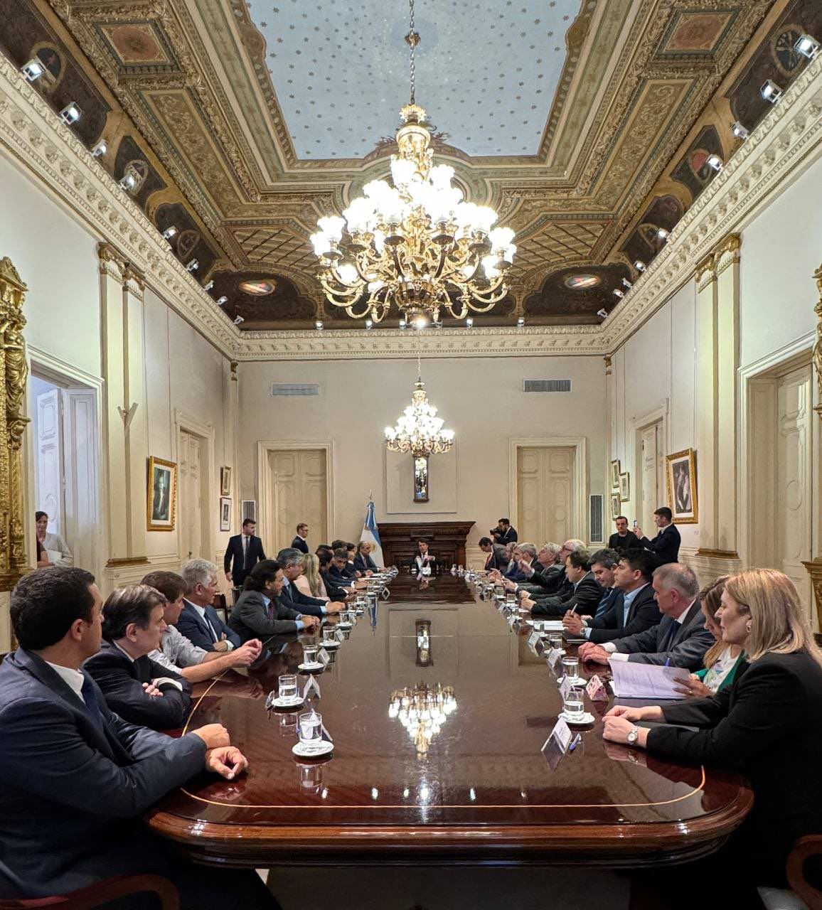 reunion Posse y Francos con gobernadores en Casa Rosada