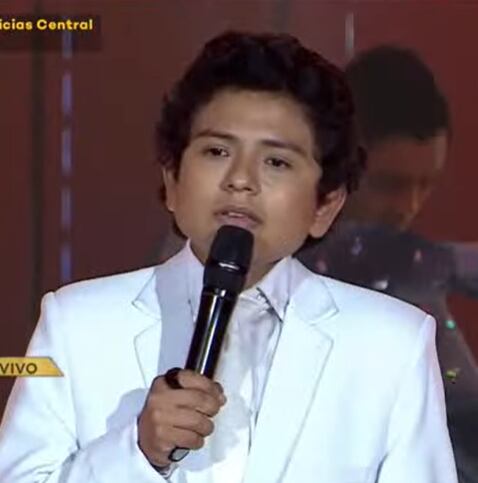José José is the first runner-up. (Photo: Capture TV)