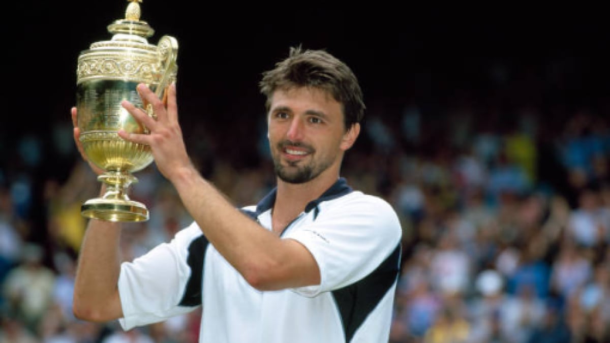 Goran Ivanisevic, campeón en Wimbledon 2001 (Getty)