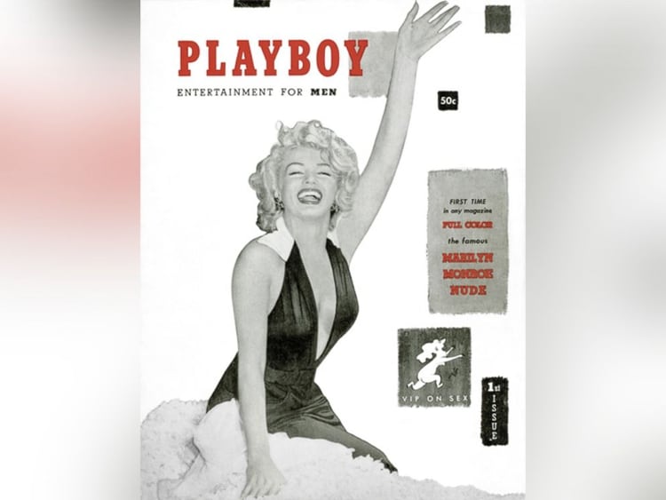 La primera portada de Playboy, en diciembre de 1953, con Marylin Monroe