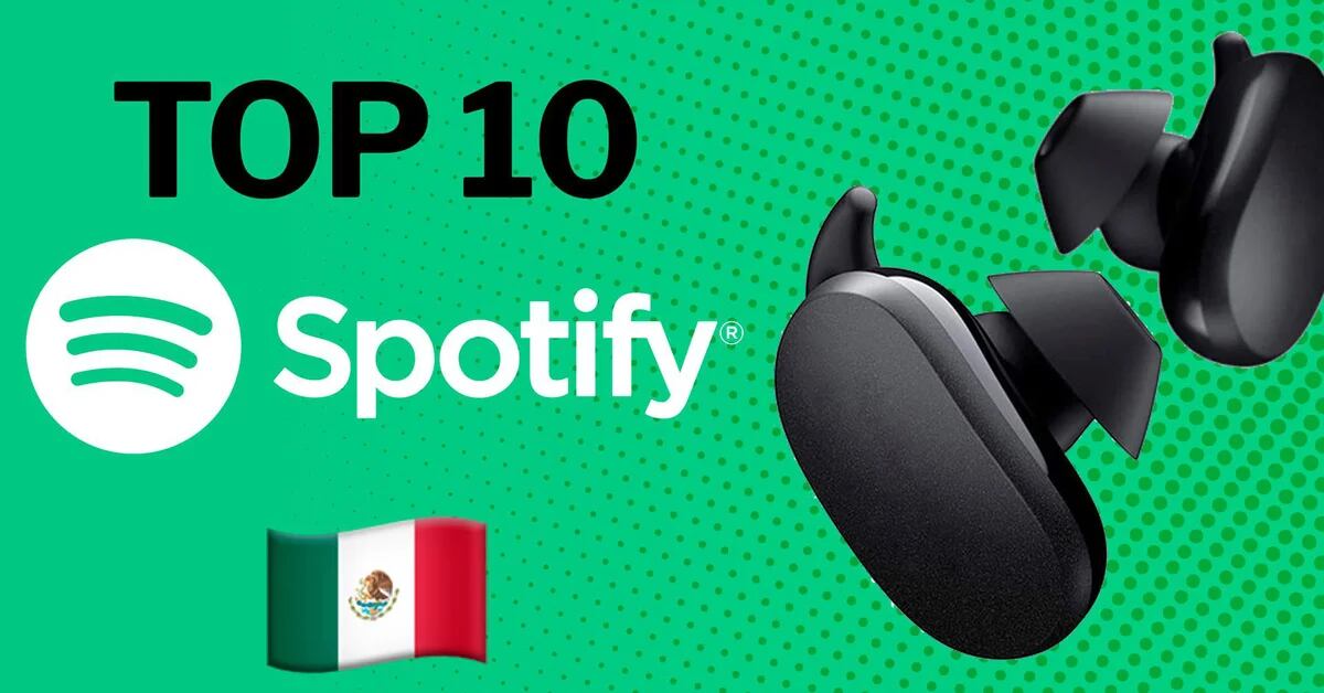Top 10 most listened to podcasts today on Spotify Mexico