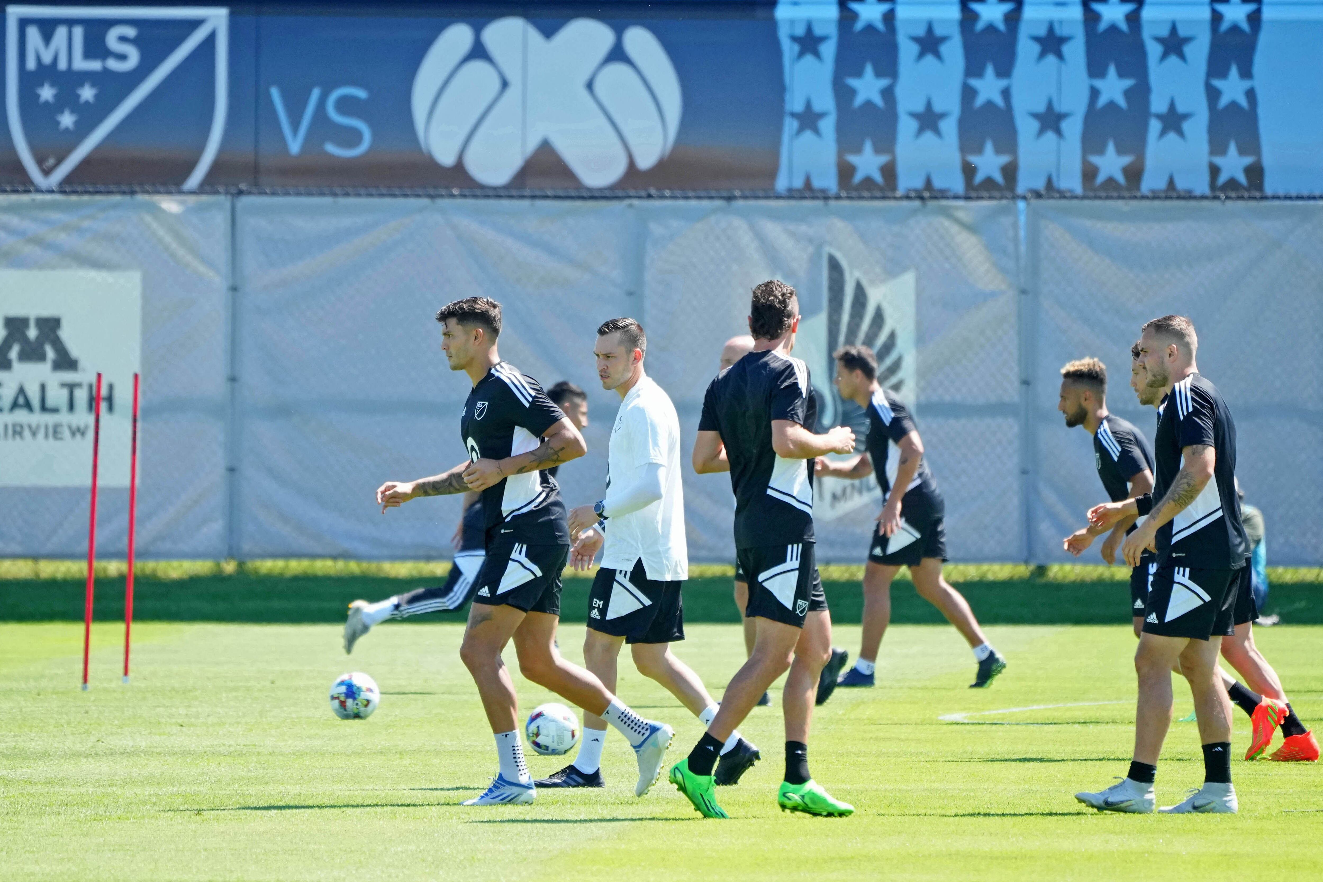 Entrenamientos previo al Juego de Estrellas 2022 entre la MLS y la Liga MX. Foto: John David Mercer-USA TODAY Sports