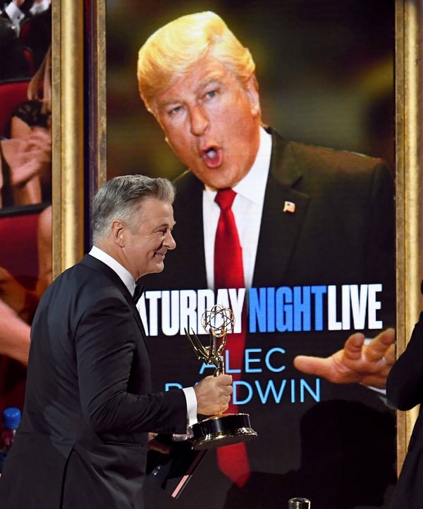 Alec Baldwin es conocido por su imitación de Donald Trump en Saturday Night Live (Getty Images)