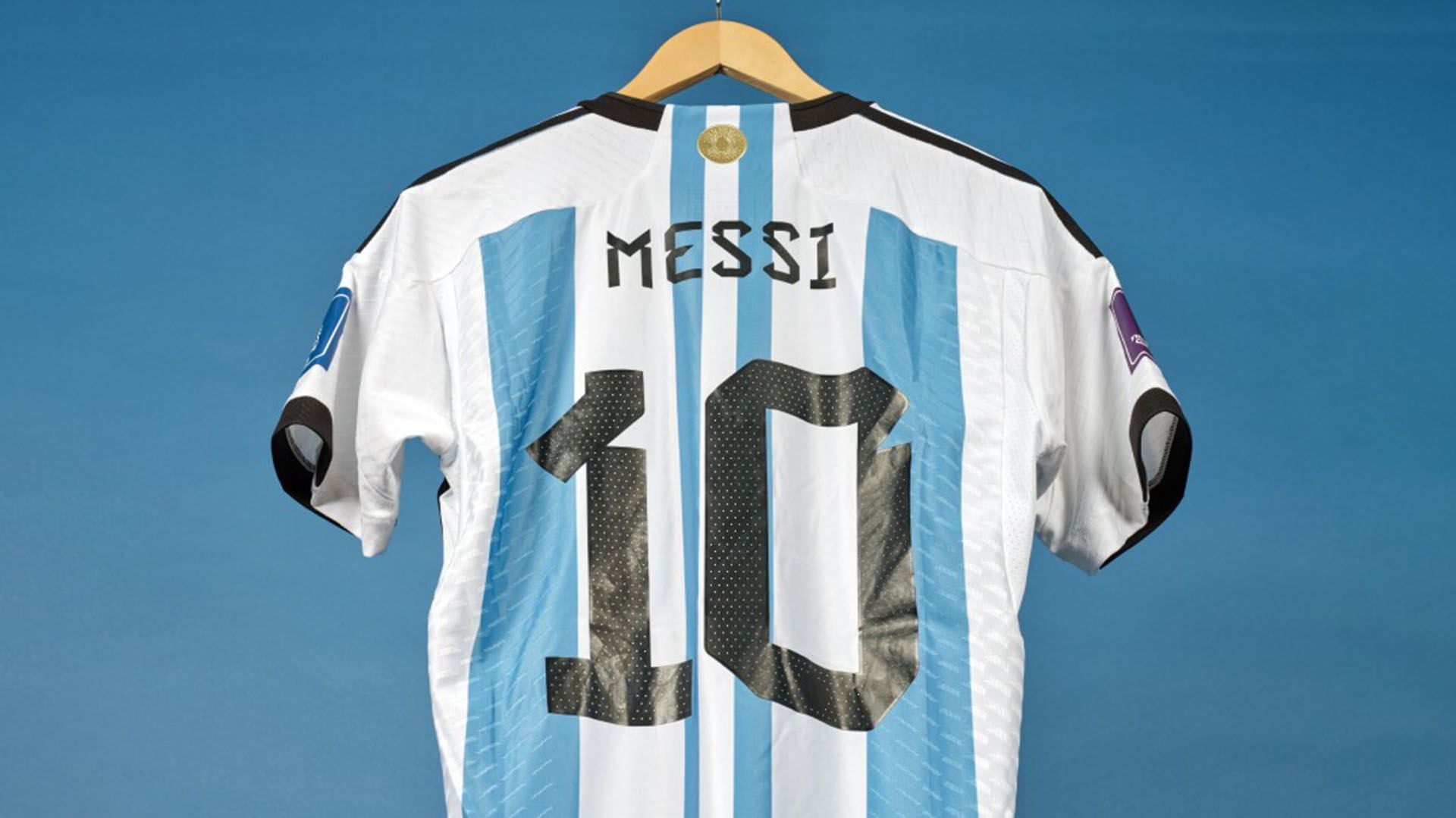 Lio Messi subasta camisetas Argentina