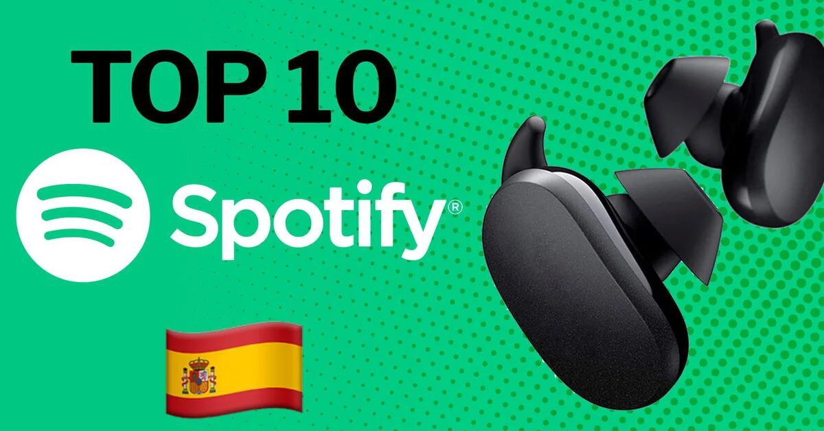Spotify Spain: the 10 most popular songs of this day