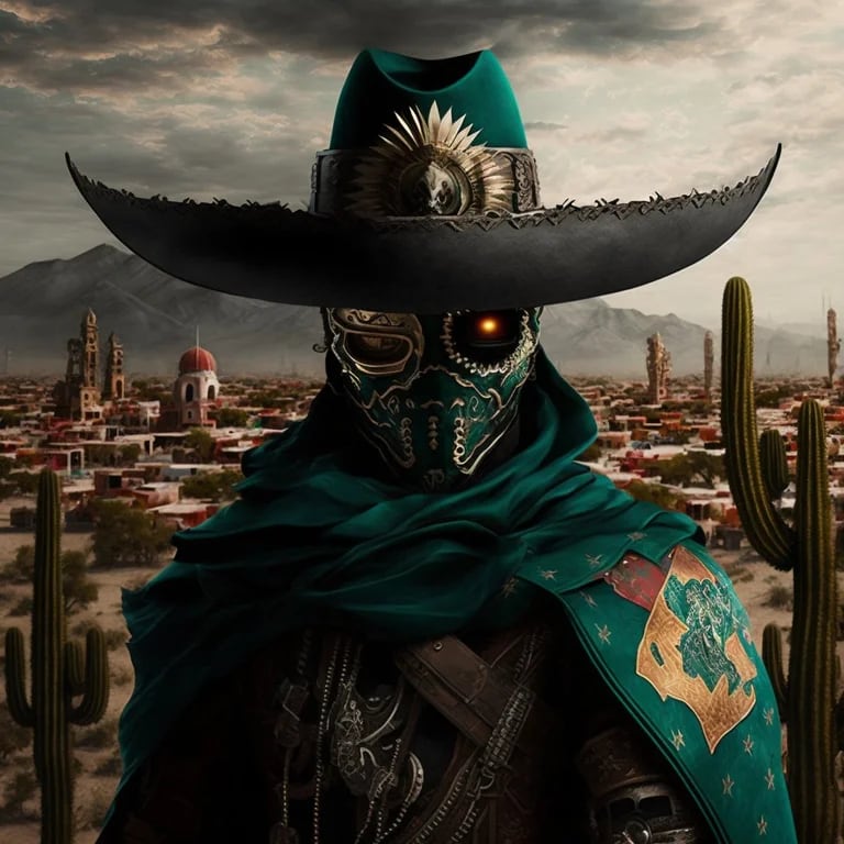 The state of Sonora represented as a villain by Artificial Intelligence