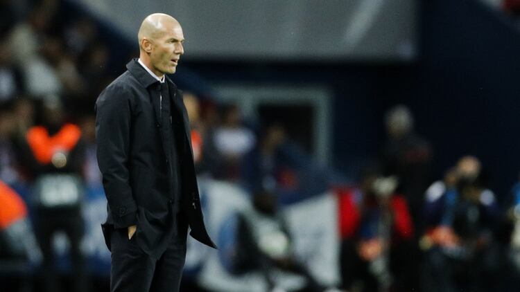 Zidane no logra encontrar el mejor nivel del Real Madrid (AFP)
