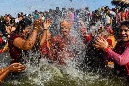 El Ganges, río sagrado para el hinduismo (Chandan Khanna/ AFP)