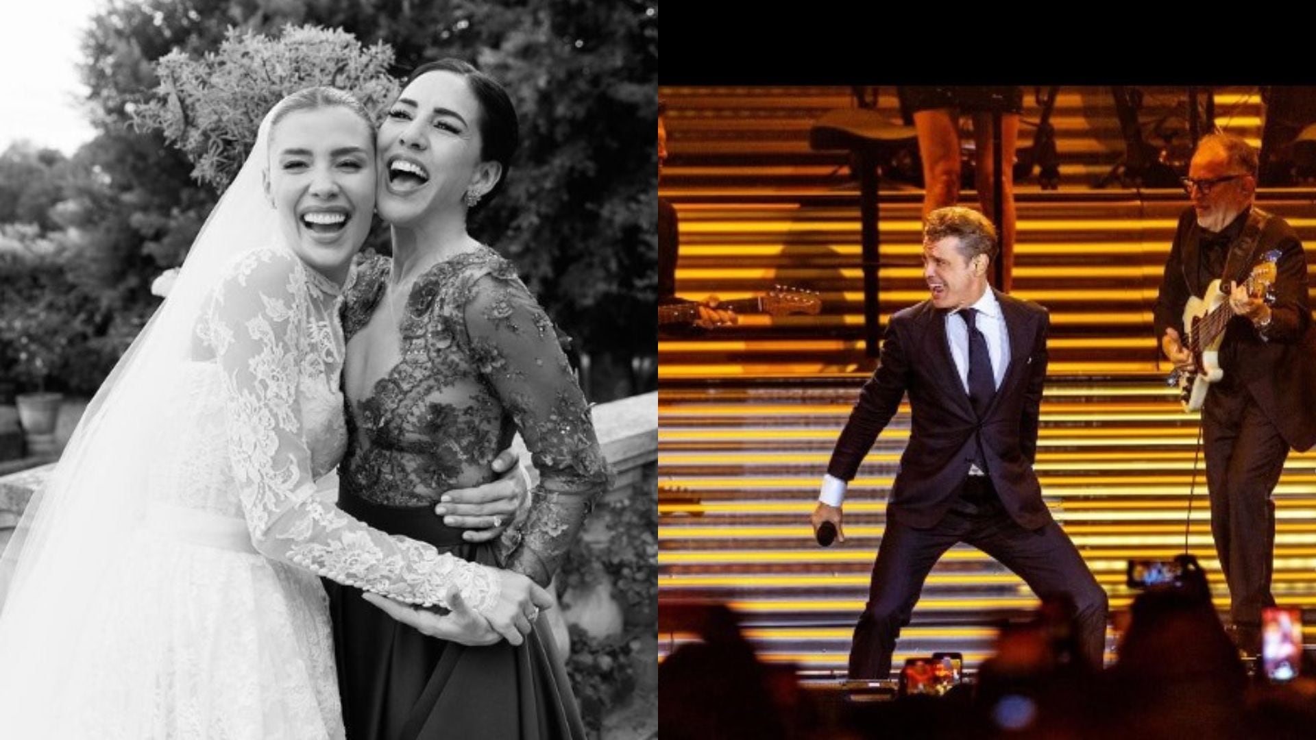 Michelle Salas habría entregado la invitación de su boda a su papá durante el show del cantante en Las Vegas, a mediados de septiembre (Foto: Instagram)