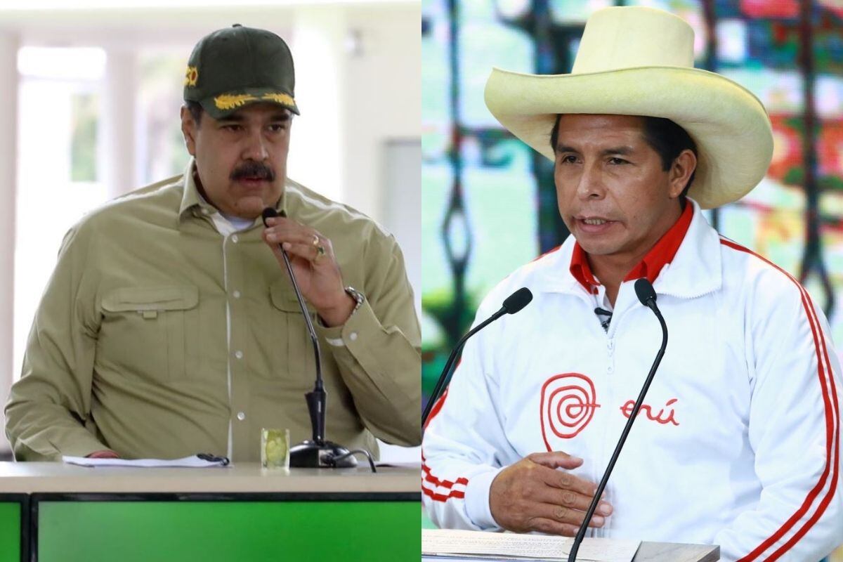 Nicolás Maduro y Pedro Castillo