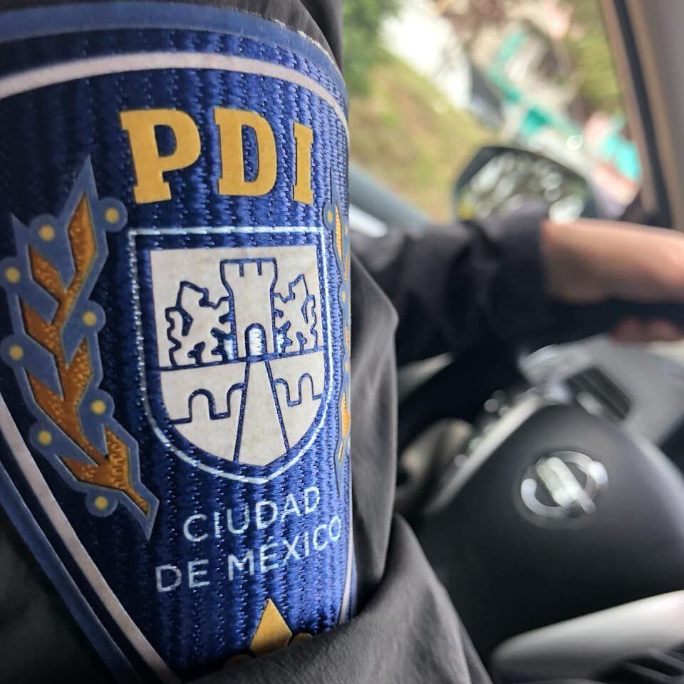 CDMX 调查警察（照片：Instagram @pdi_fiscaliacdmx）