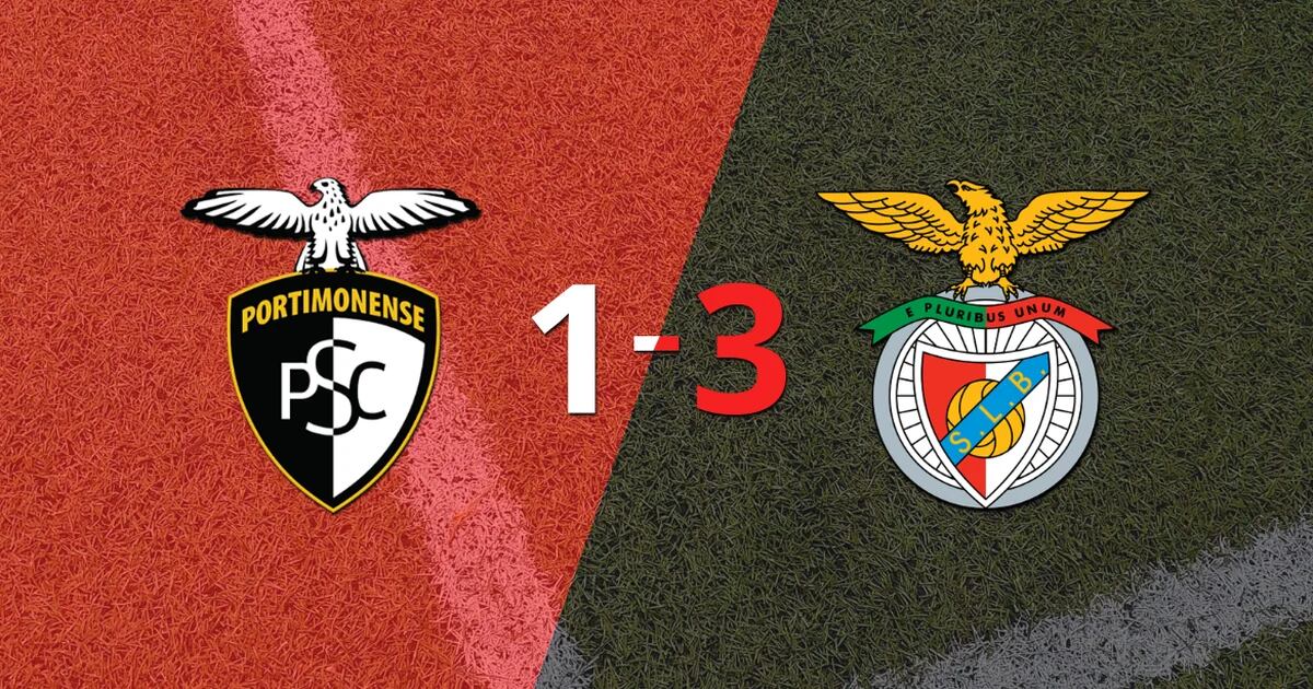Em comemoração de gols, Benfica eliminou o Portimonense por 3 a 1