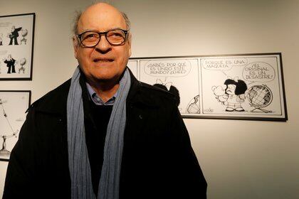 Además de su obra más popular "Mafalda", Quino fue autor de trabajos gráficos como "Ni arte ni parte" y "A mí no me grite" (Foto: Reuters)