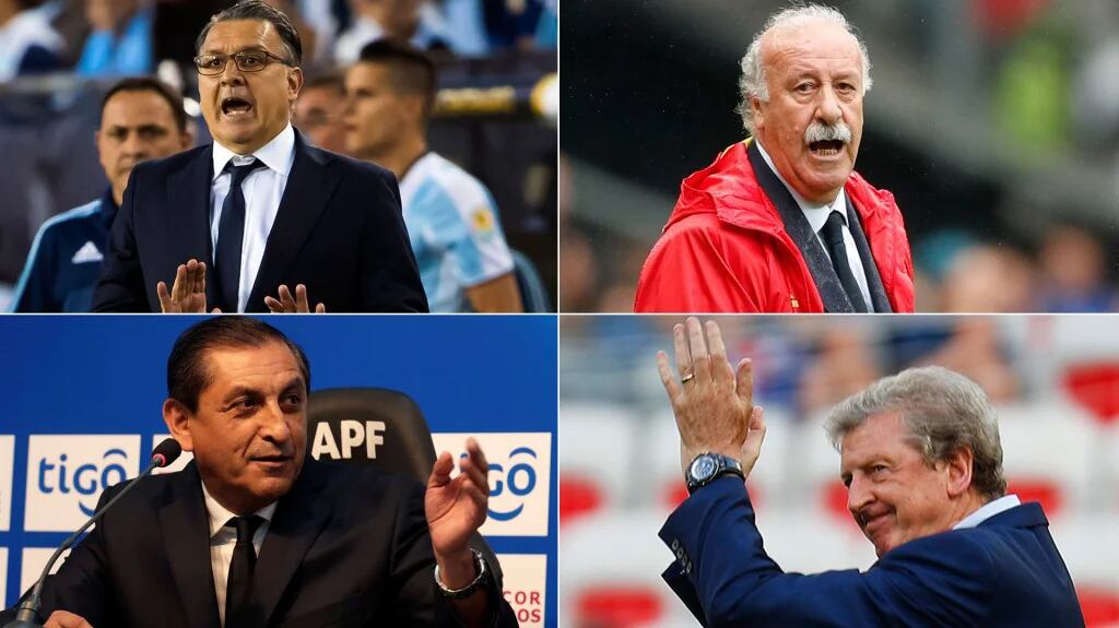 Martino, Del Bosque, Ramón Díaz y Hodgson se quedaron sin trabajo (Reuters)