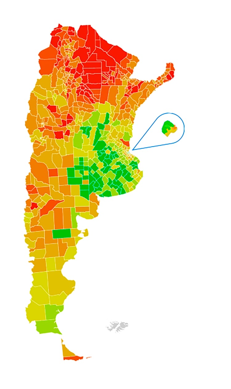 Los datos estadísticos de la Plataforma del Agua son del año 2017 y elaborados en base al Censo 2010, la Encuesta Permanente de Hogares (EPH) y la información cuali-cuantitativa sobre obras de expansión de redes. 