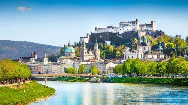 El skyline de Salzburgo, en la increíble Austria (Getty)