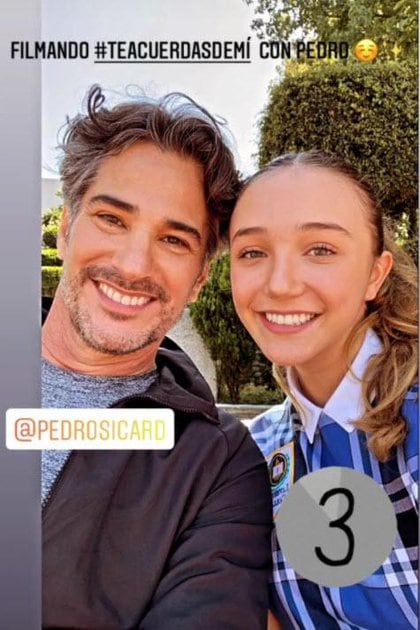 Pablo Sicard comparte el foro de grabaciones con la adolescente (Foto: Instagram @ninarubin)