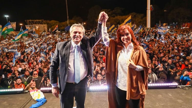 Alberto Fernández y Cristina Kirchner