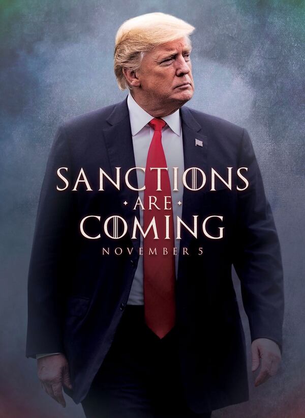 Así anunció Donald Trump la llegada de las sanciones
