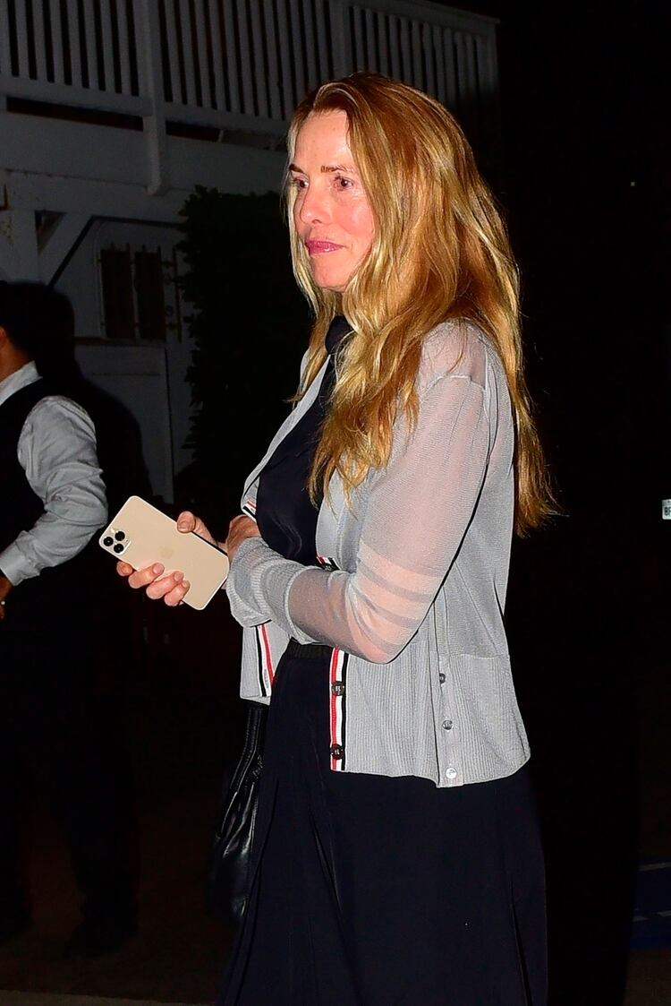 El actor y la empresaria Laurene Powell fueron a comer a un restaurante de Los Ángeles sin ocultarse (Grosby Group) 