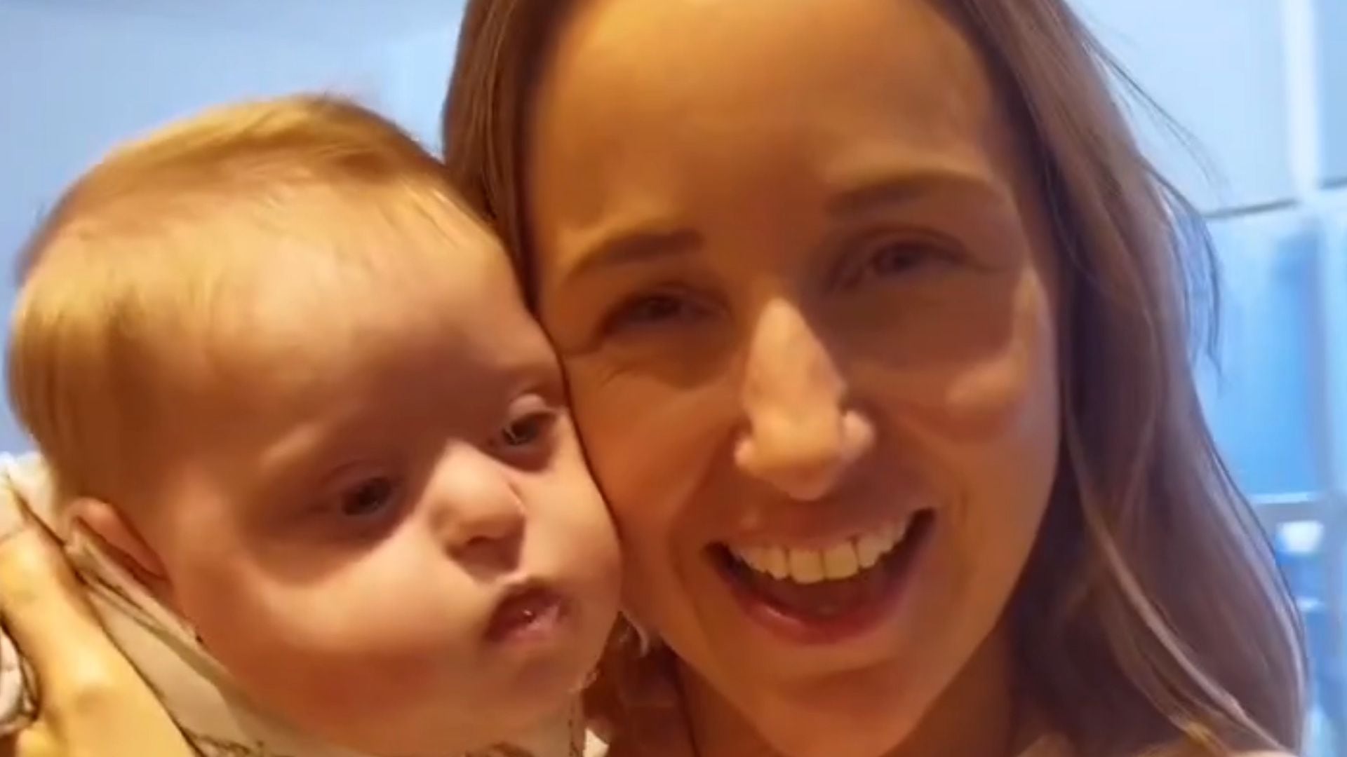 Clara Muzzio publicó un video para contar que tiene un hijo con Síndrome de Down