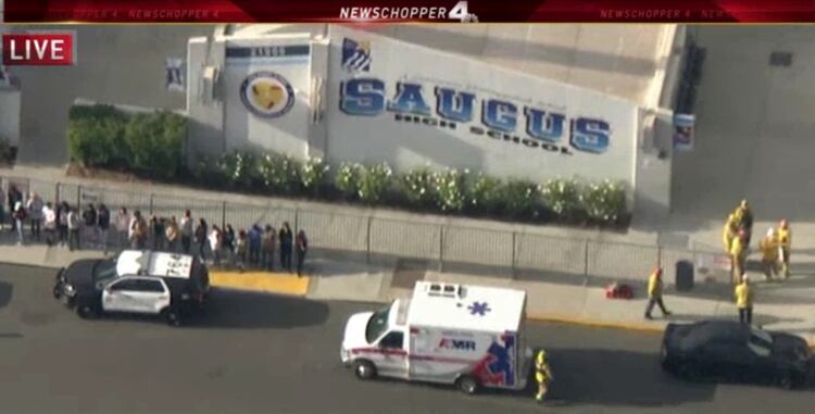 El colegio Saugus fue donde se llevó a cabo el tiroteo este 14 de noviembre. (Foto: Especial)