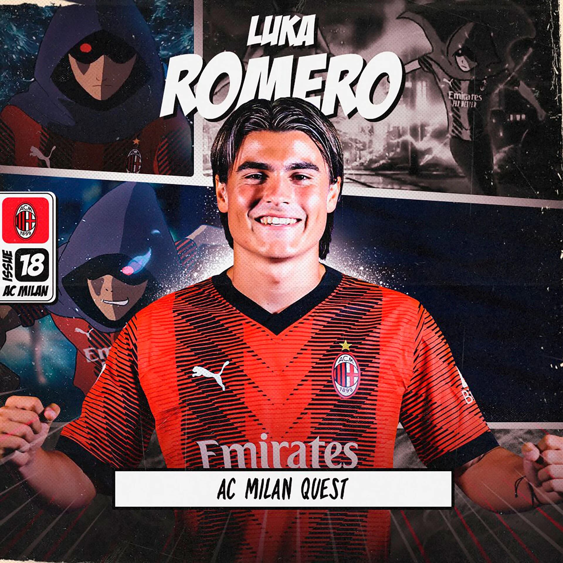 Luka Romero firmó por cuatro años con el Milan