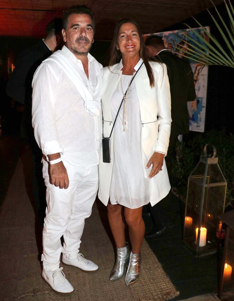 Cristian Ritondo, el ex ministro de Seguridad de la Provincia de Buenos Aires, y su mujer