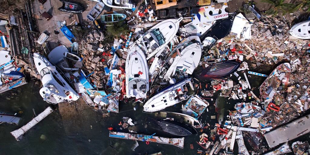 México sube a 43 la cifra de fallecidos por el impacto del huracán Otis en Acapulco