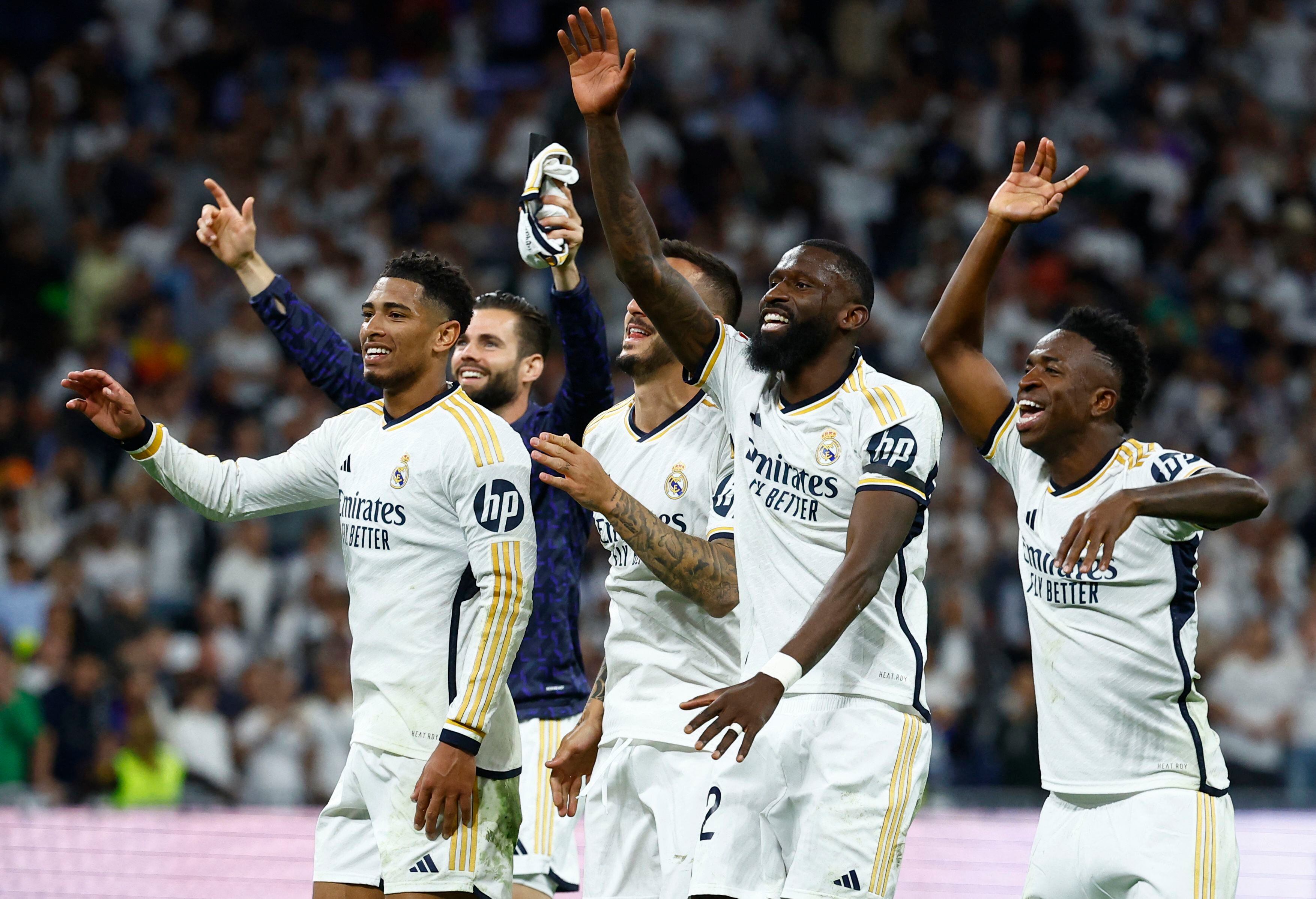 Los jugadores del Real Madrid (REUTERS/Susana Vera)