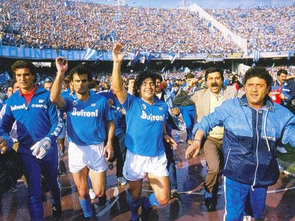 Diego Maradona dejó una enorme huella en el Calcio italiano en su paso por Napoli.