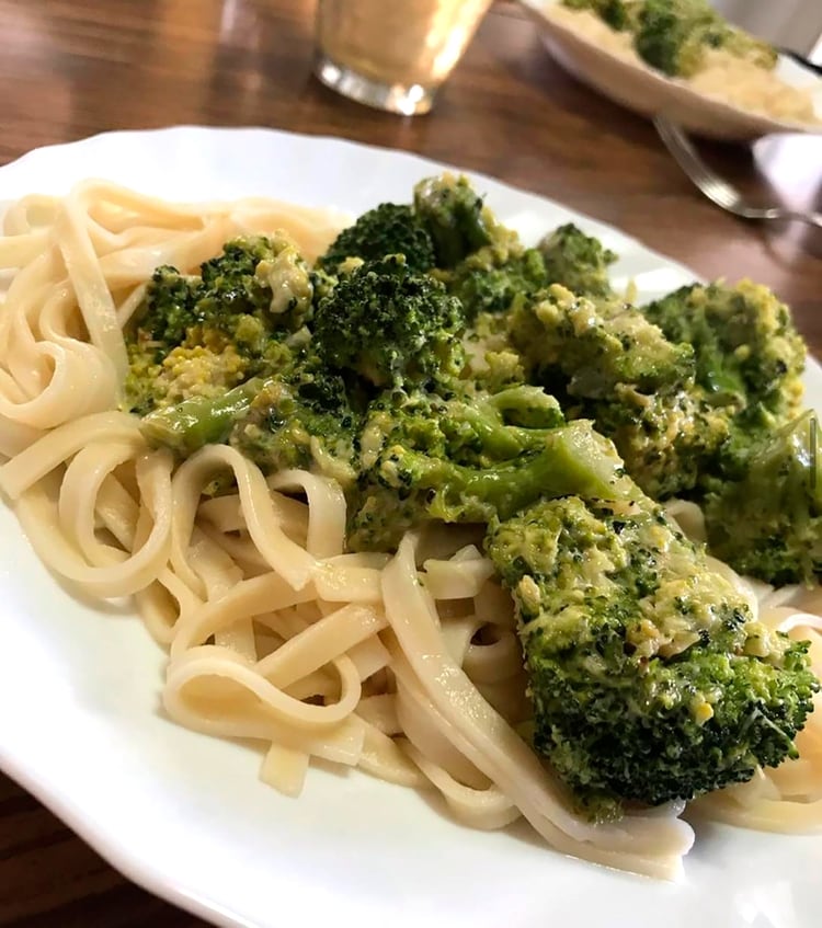 Fideos con brócoli