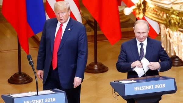 El presidente de Estados Unidos, Donald Trump, junto a su par ruso Vladimir Putin (Reuters)