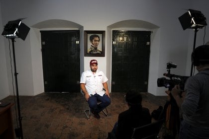 Nicolás Maduro Guerra, candidato a la Asamblea Nacional e hijo de Nicolás Maduro.  REUTERS / Manaure Quintero