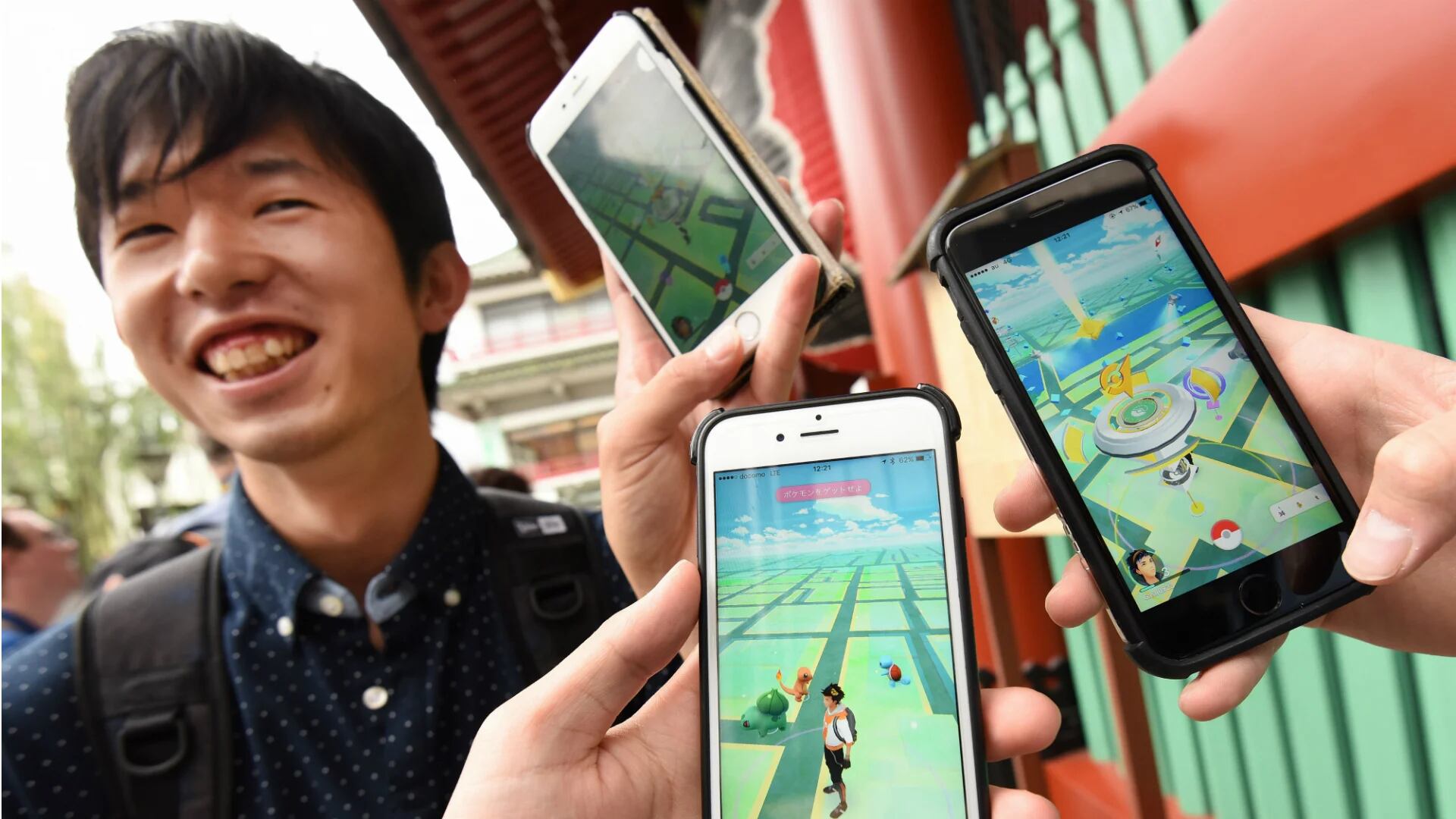 El juego móvil Pokémon Go llegó a Japón, país donde nació la famosa serie animada (AFP)
