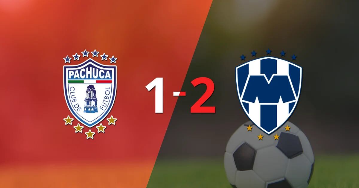 CF Monterrey beat Pachuca 2-1 as visitors